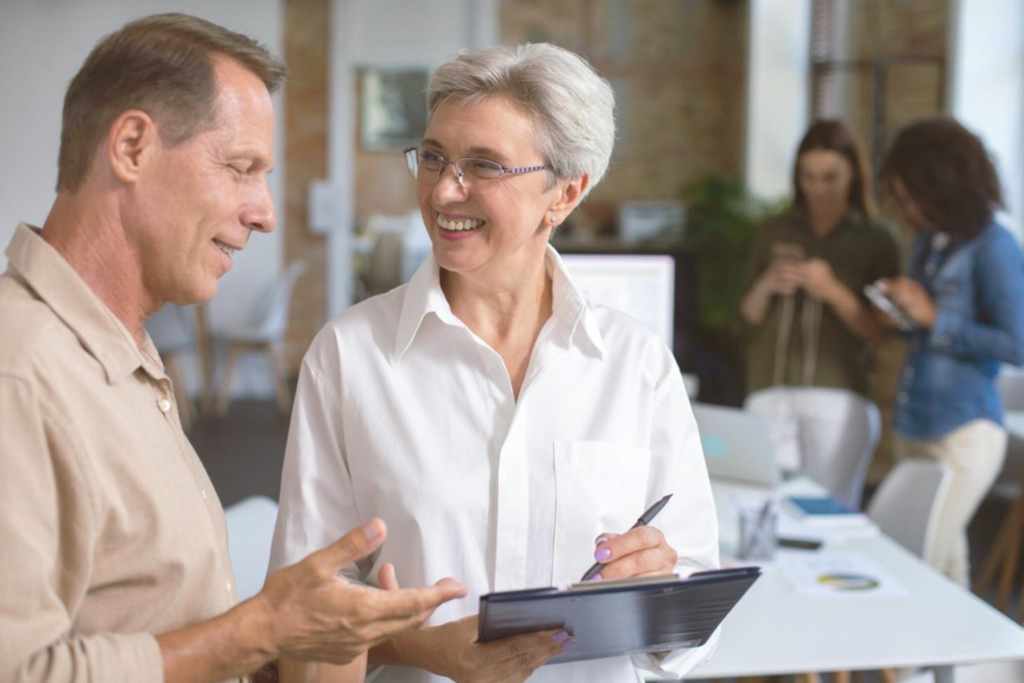 Ambiente di lavoro accogliente e professionale